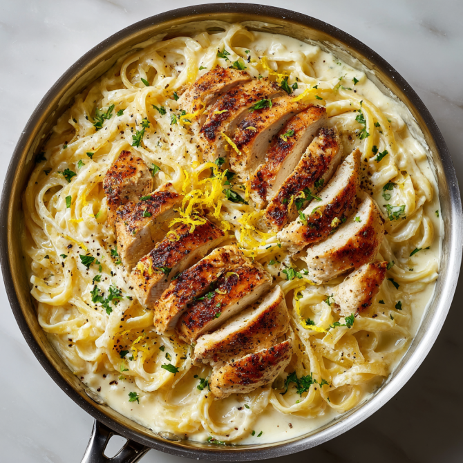 Creamy Lemon Chicken Pasta: The Perfect Easy &amp; Flavor-Packed Dinner