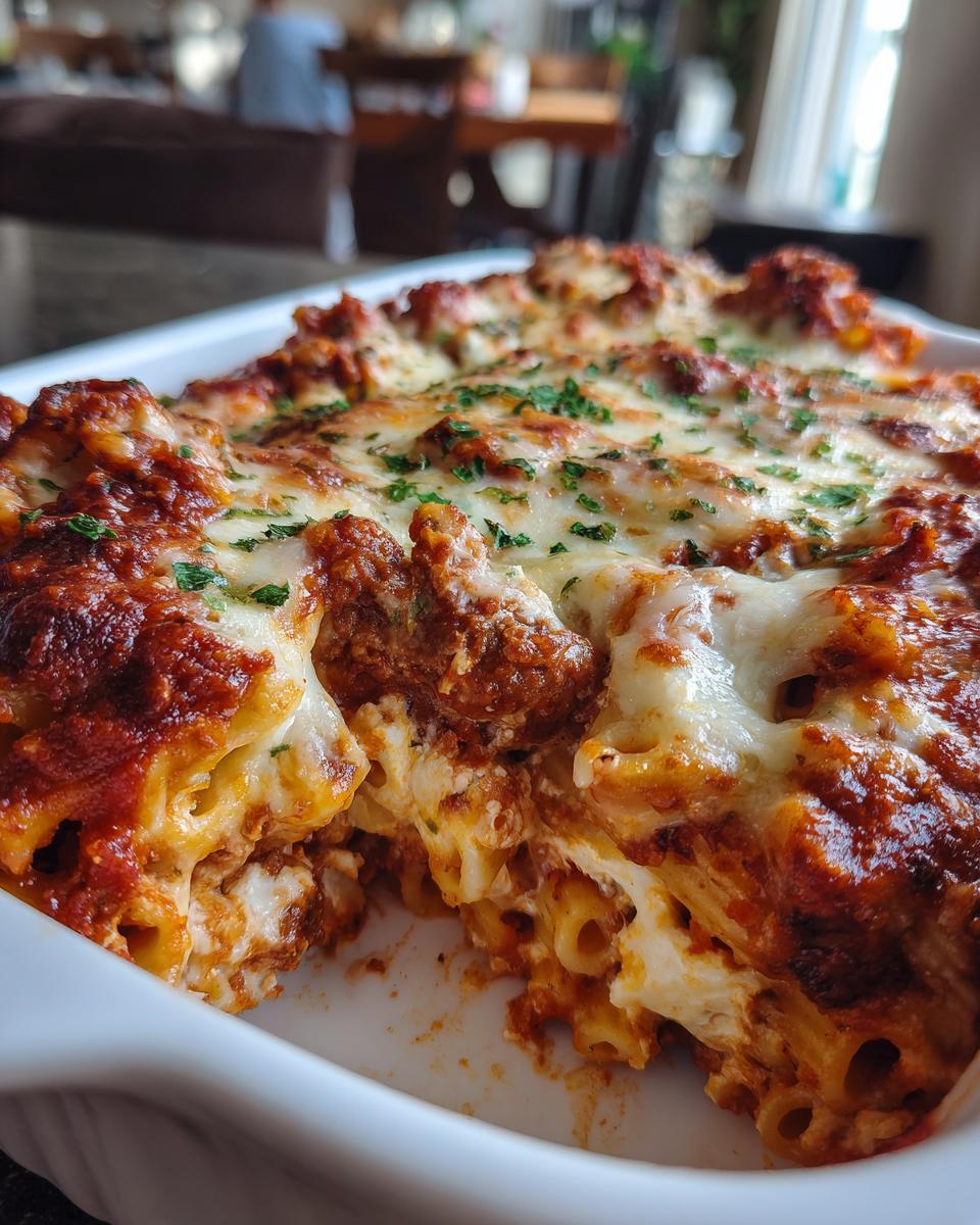 Baked Ziti with Mozzarella & Marinara - detail 1