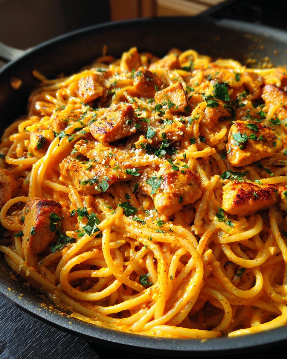 Cajun Chicken Pasta – Spicy Creamy Skillet - detail 3