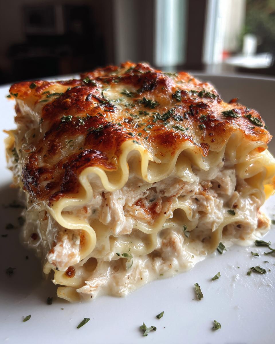 Chicken Alfredo Lasagna Roll-Ups - detail 2
