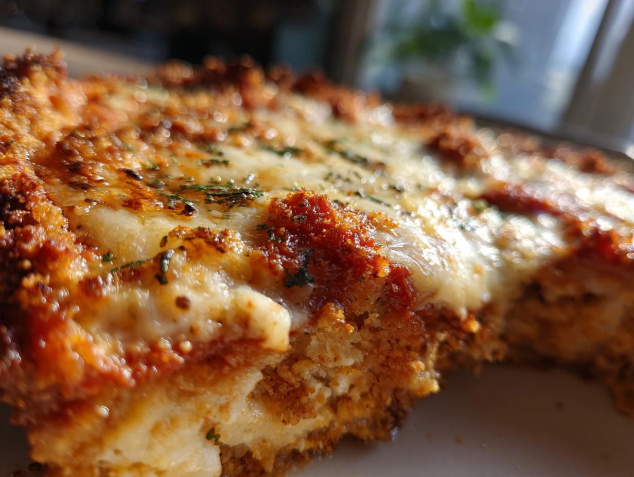 Chicken Parmesan Casserole – Cheesy & Crispy Bake - detail 3