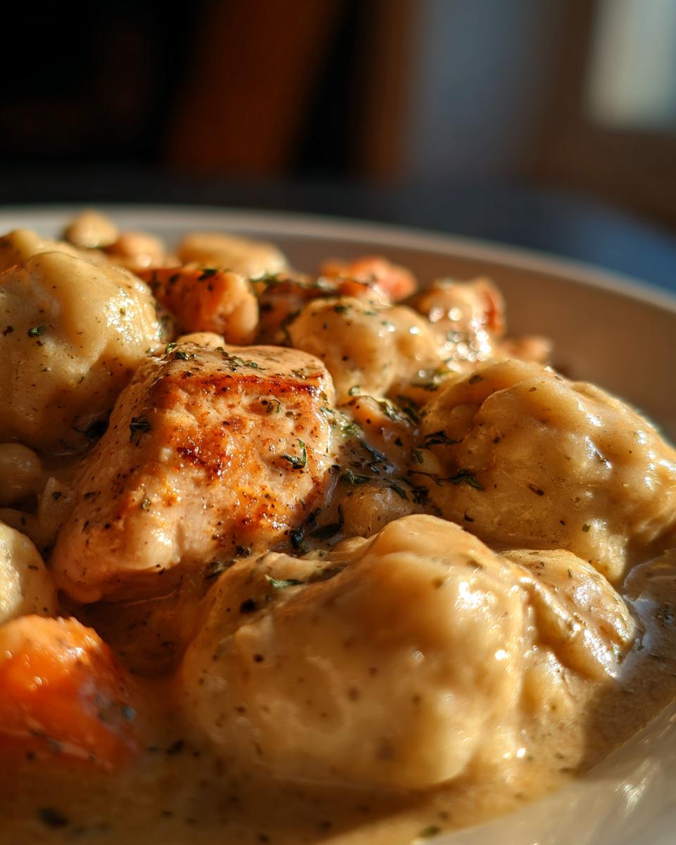 Creamy Chicken & Dumplings - detail 2