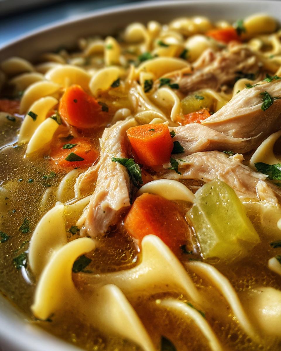 Creamy Chicken Noodle Soup - detail 1