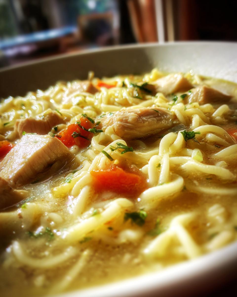 Creamy Chicken Noodle Soup - detail 3