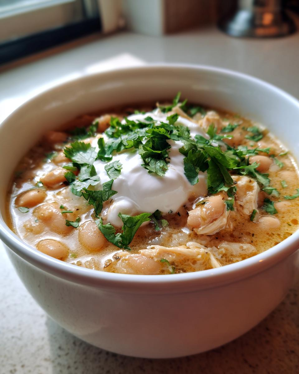 Creamy White Chicken Chili - detail 3