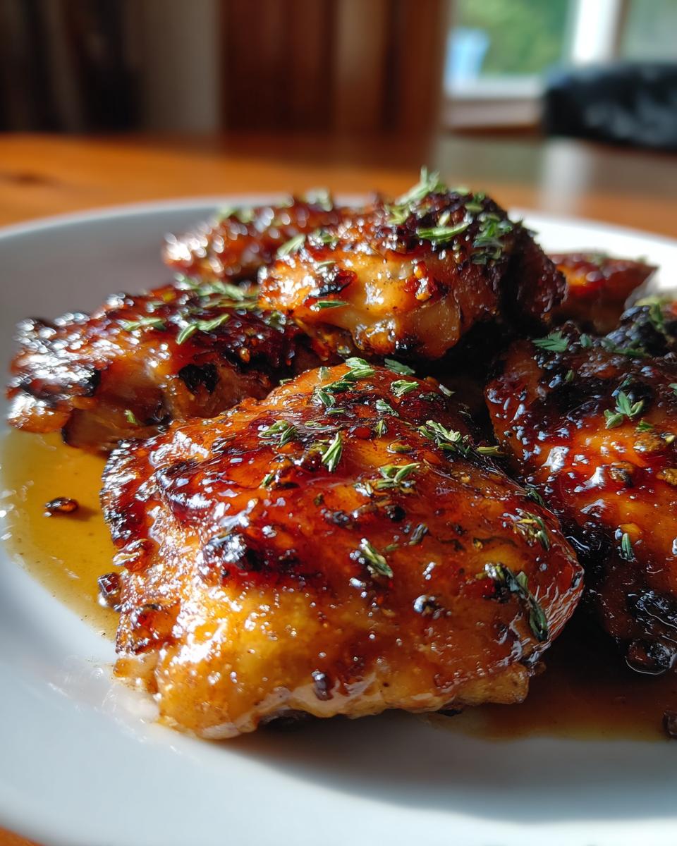Honey Garlic Chicken Thighs – Sticky & Flavorful - detail 1