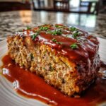 Juicy Meatloaf with Savory Brown Gravy