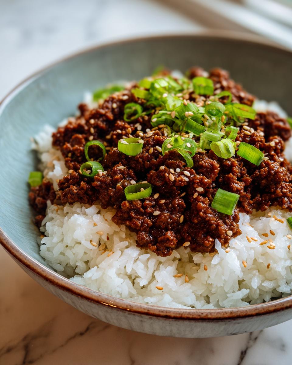 Korean Beef Bulgogi Bowls - detail 2