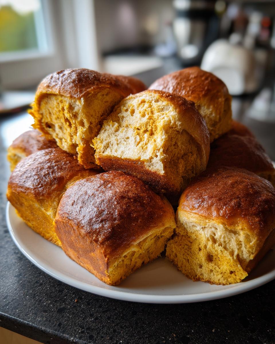 Pumpkin Spice Bread Rolls - detail 2