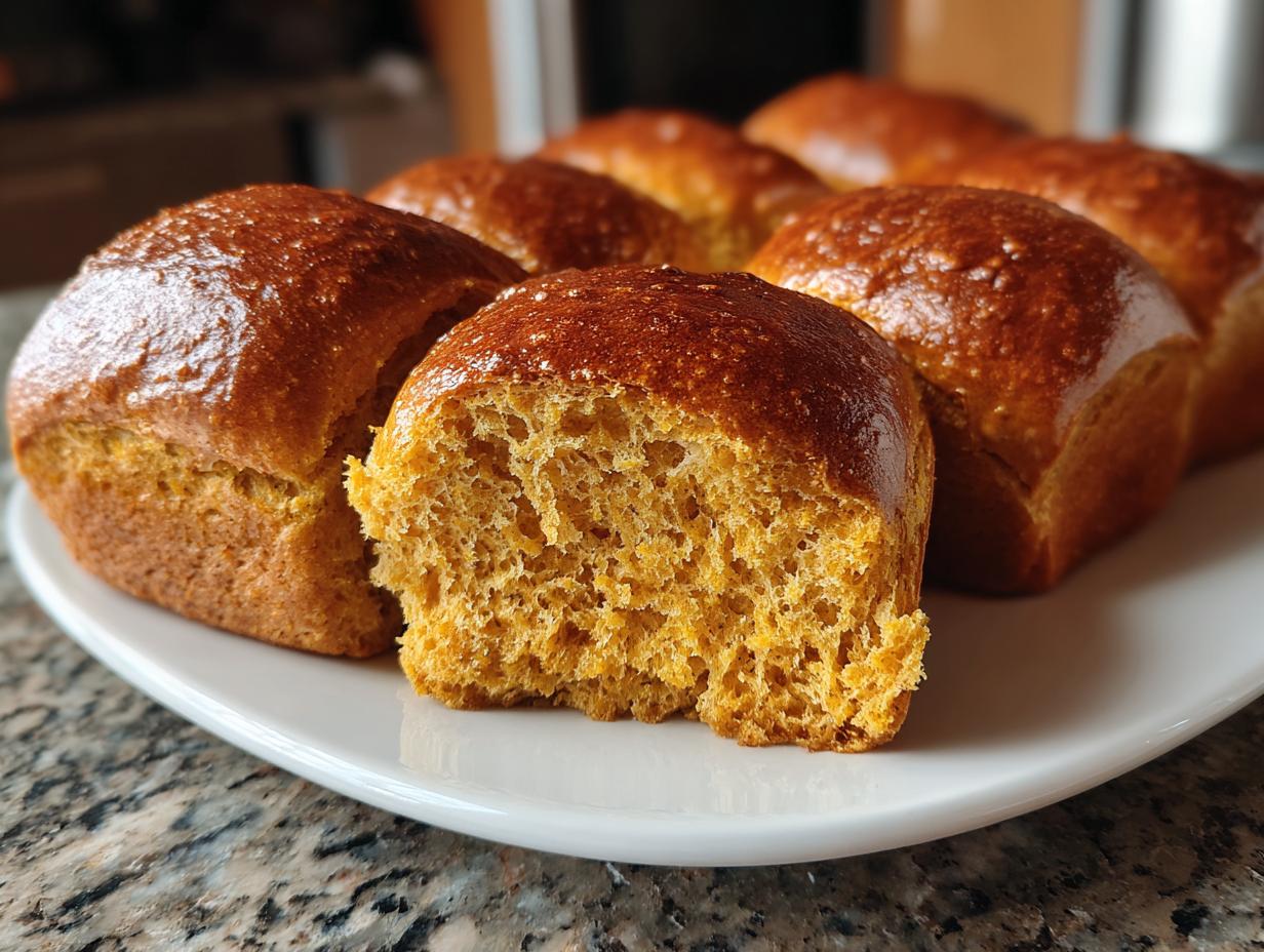 Pumpkin Spice Bread Rolls - detail 3