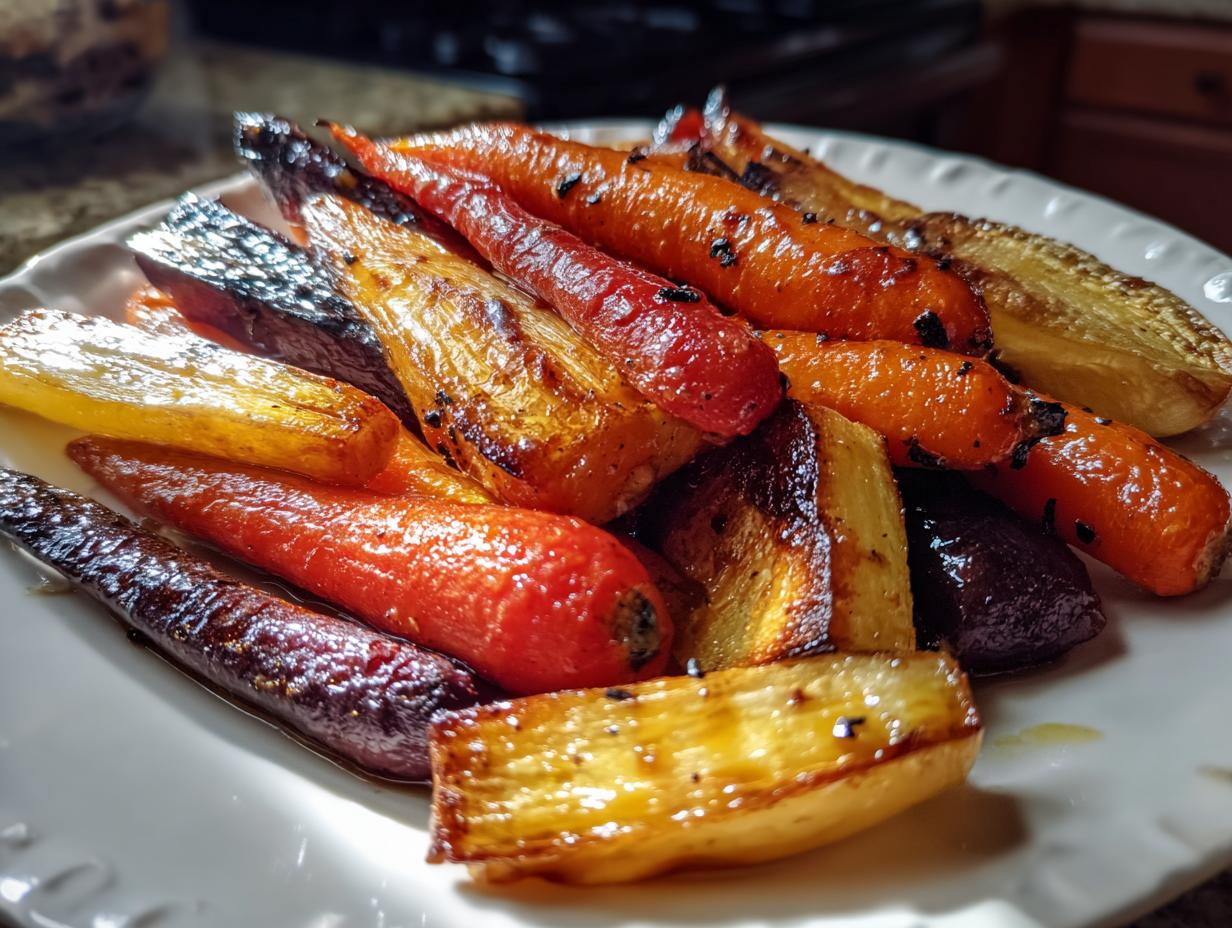 Roasted Root Vegetables with Maple Glaze - detail 1