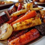 Roasted Root Vegetables with Maple Glaze