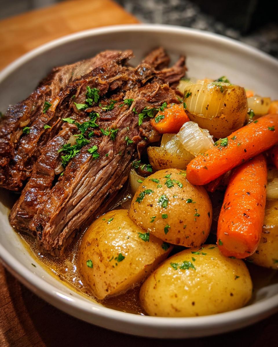 Slow Cooker Pot Roast with Veggies - detail 3