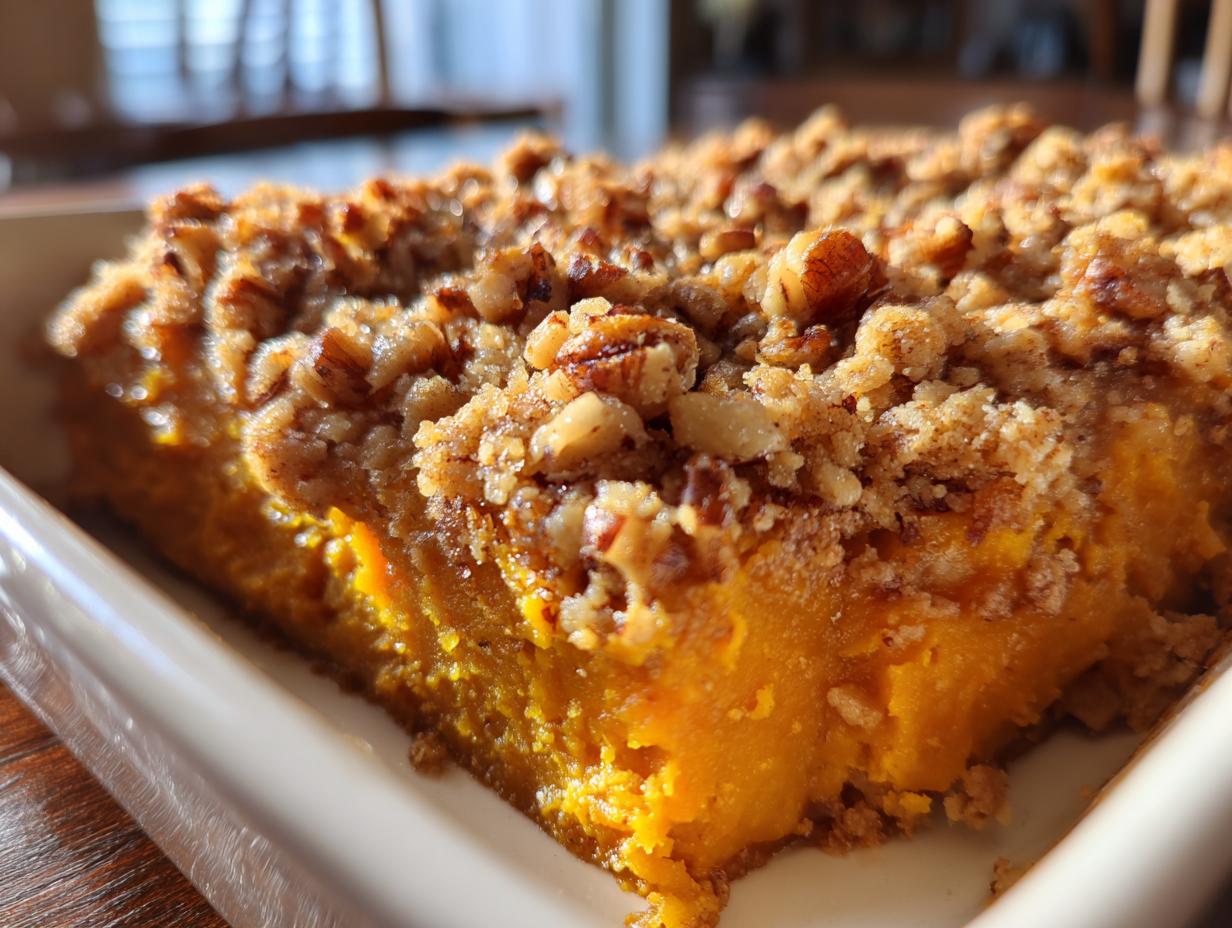 Sweet Potato Casserole with Pecan Streusel - detail 2