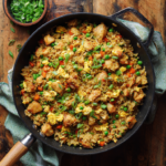One Pot Chicken Fried Rice Recipe in Skillet – 30 Minute Meal