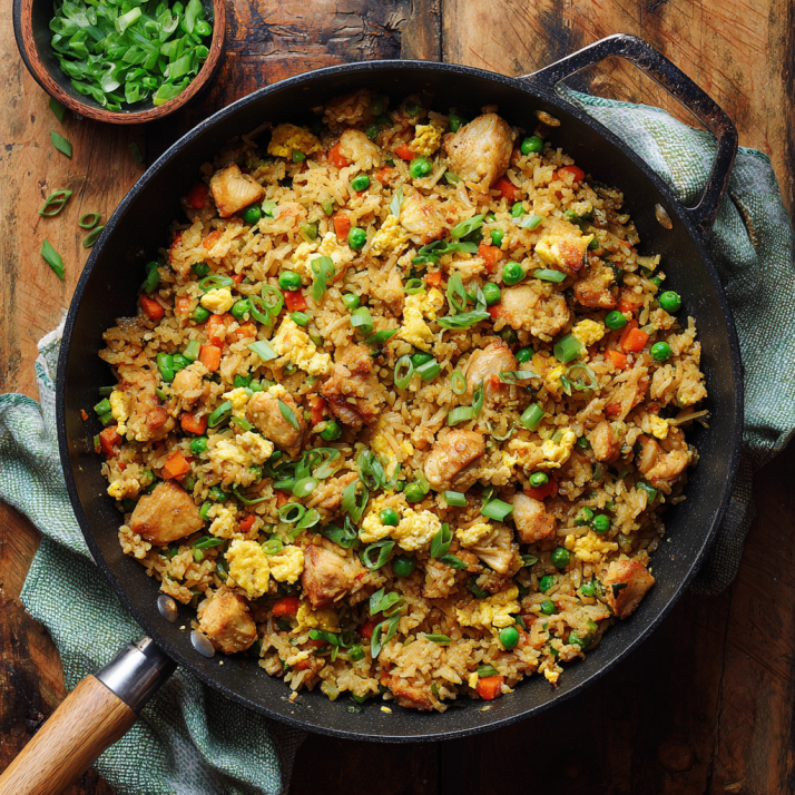 One Pot Chicken Fried Rice Recipe (Quick, Easy, and Flavorful)