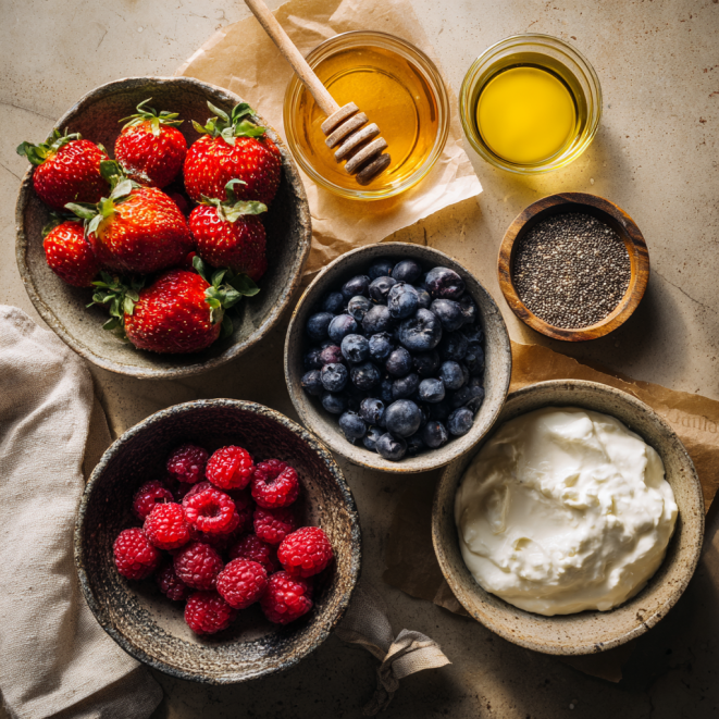yogurt bark with berries recipe ingredients