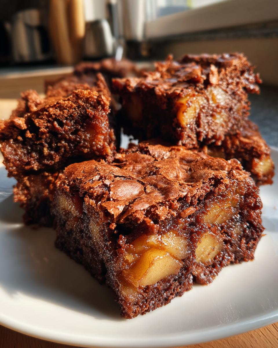 Apple Brownies (Easy Fall Dessert) - detail 2