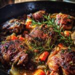 Apple Cider Braised Chicken Thighs