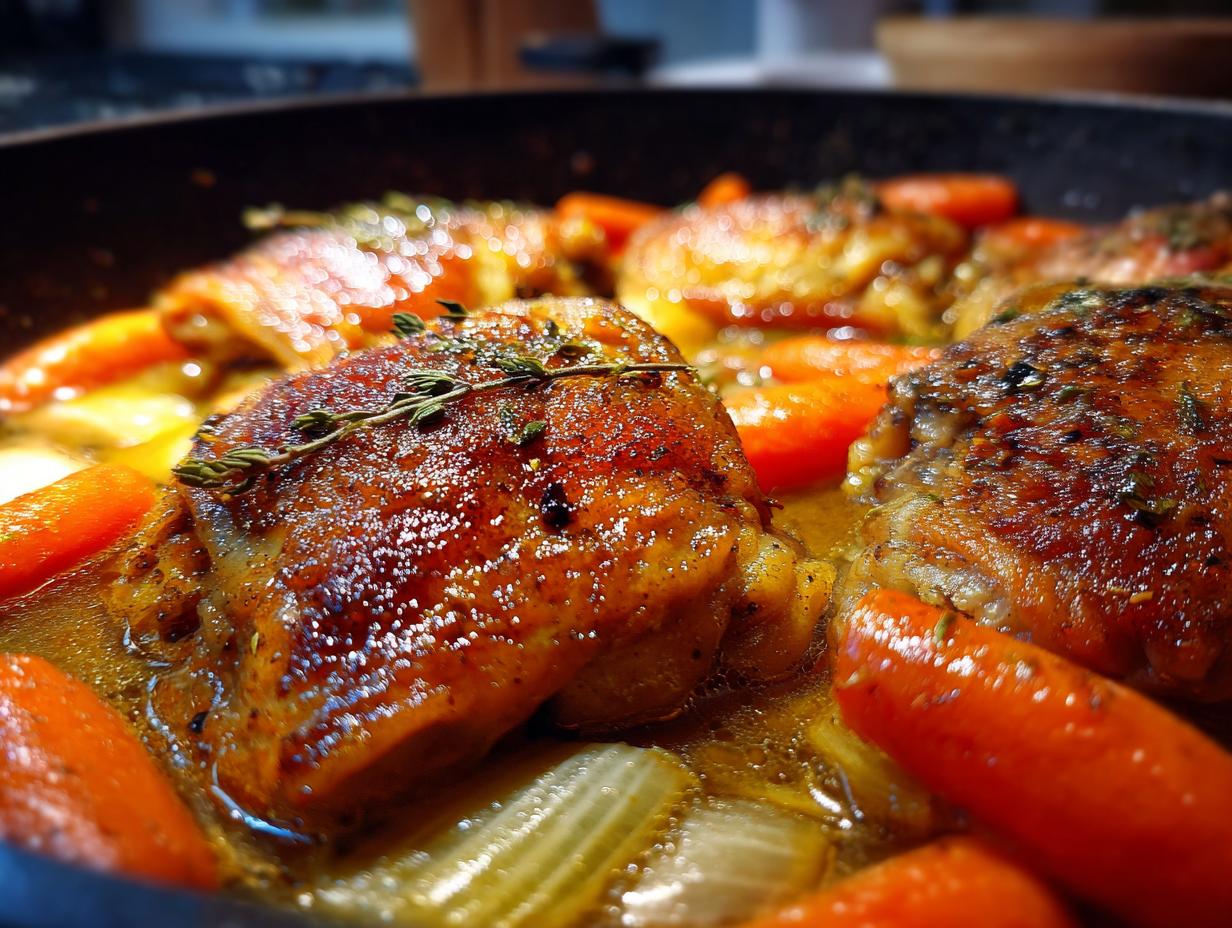 Apple Cider Braised Chicken Thighs - detail 3
