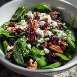 Best Christmas Cranberry Spinach Salad
