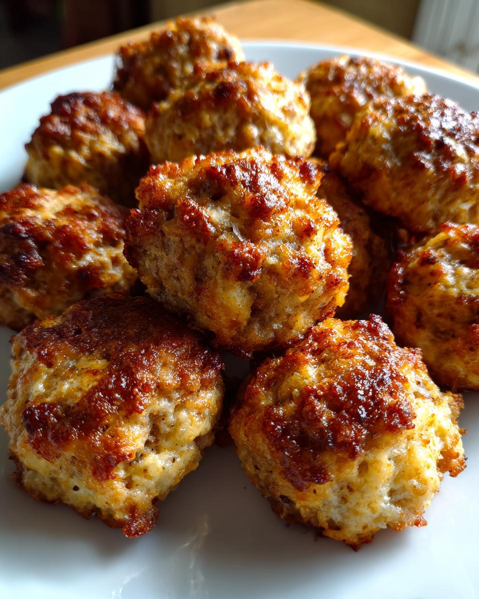 Bisquick Sausage Balls - detail 2