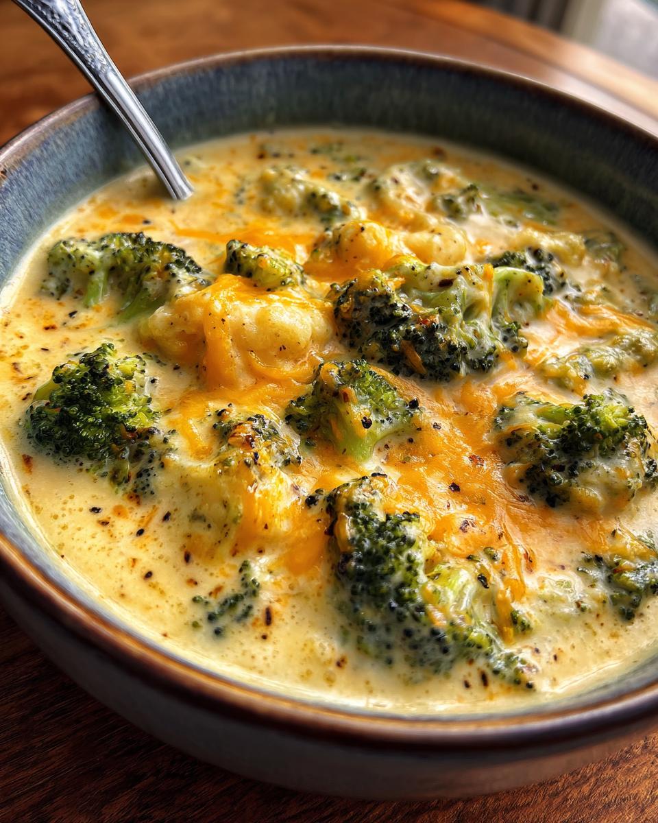 Broccoli, Cauliflower and Cheese Soup - detail 2