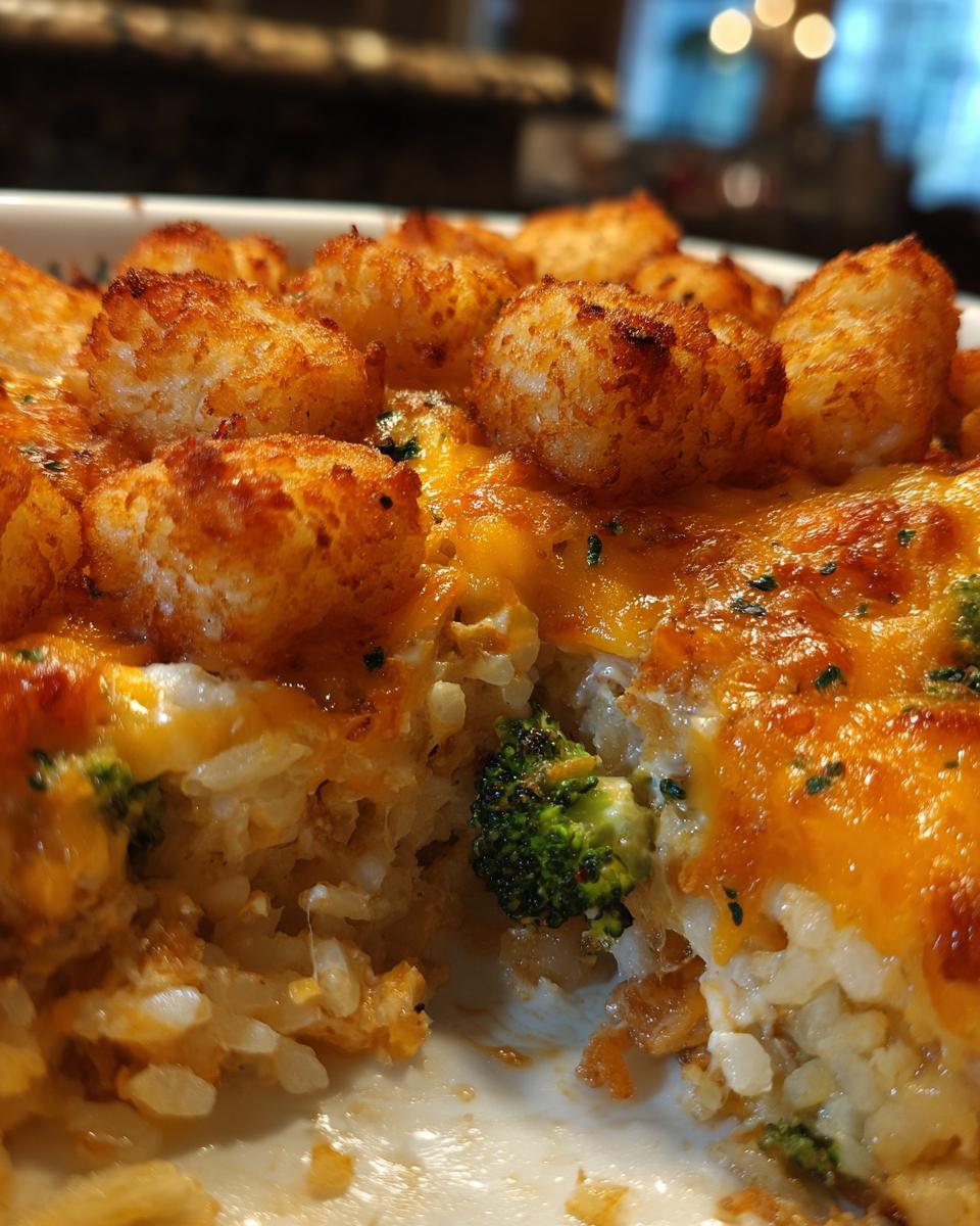 Broccoli, Rice, Cheese, and Chicken Casserole - detail 1