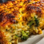 Broccoli, Rice, Cheese, and Chicken Casserole
