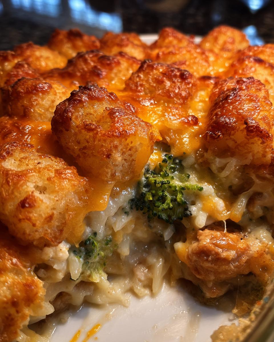 Broccoli, Rice, Cheese, and Chicken Casserole - detail 2