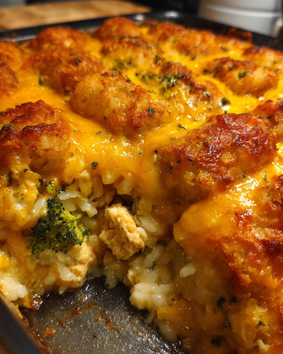 Broccoli, Rice, Cheese, and Chicken Casserole - detail 3