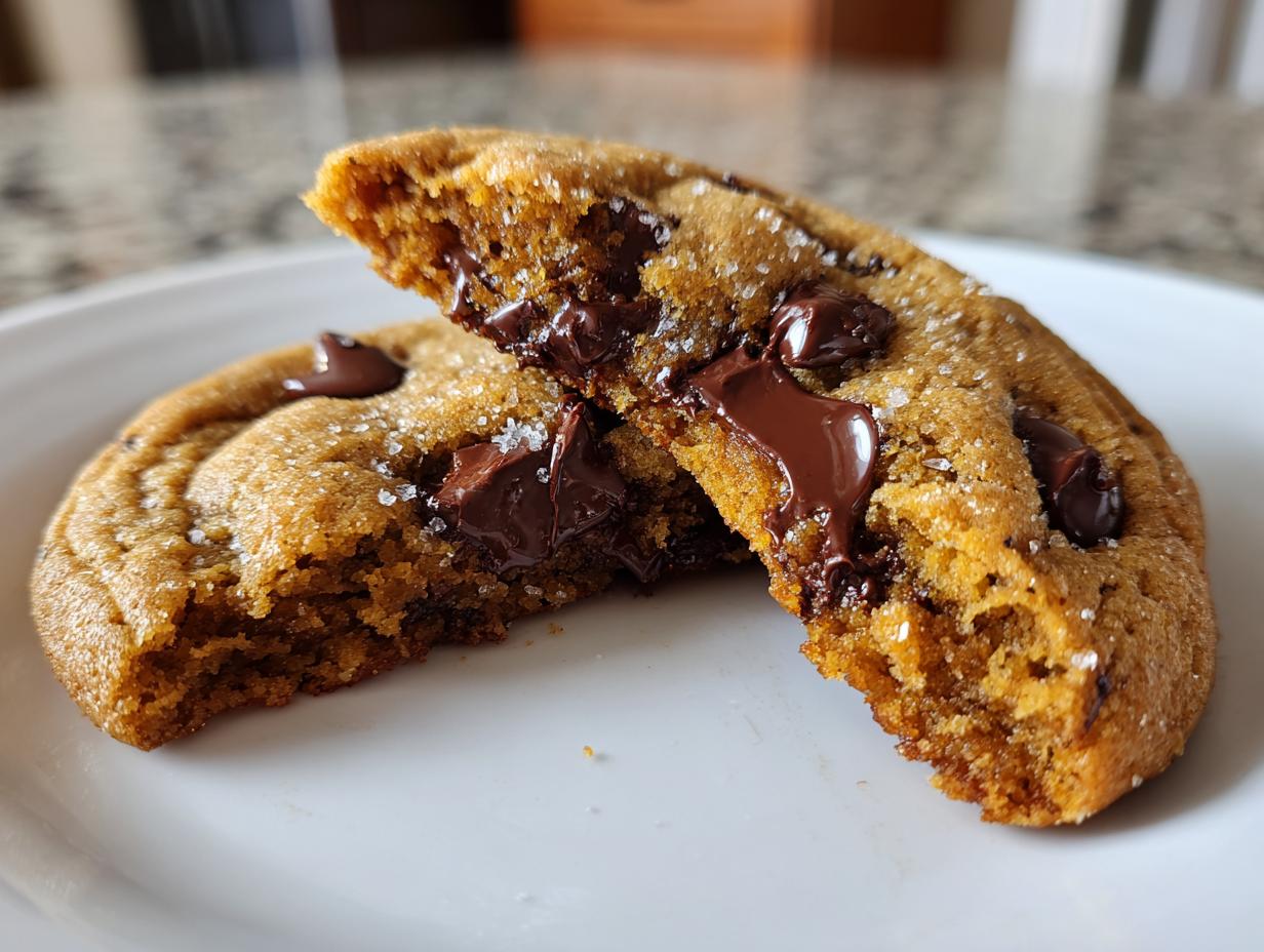 Brown Butter Pumpkin Chocolate Chip Cookies - detail 3
