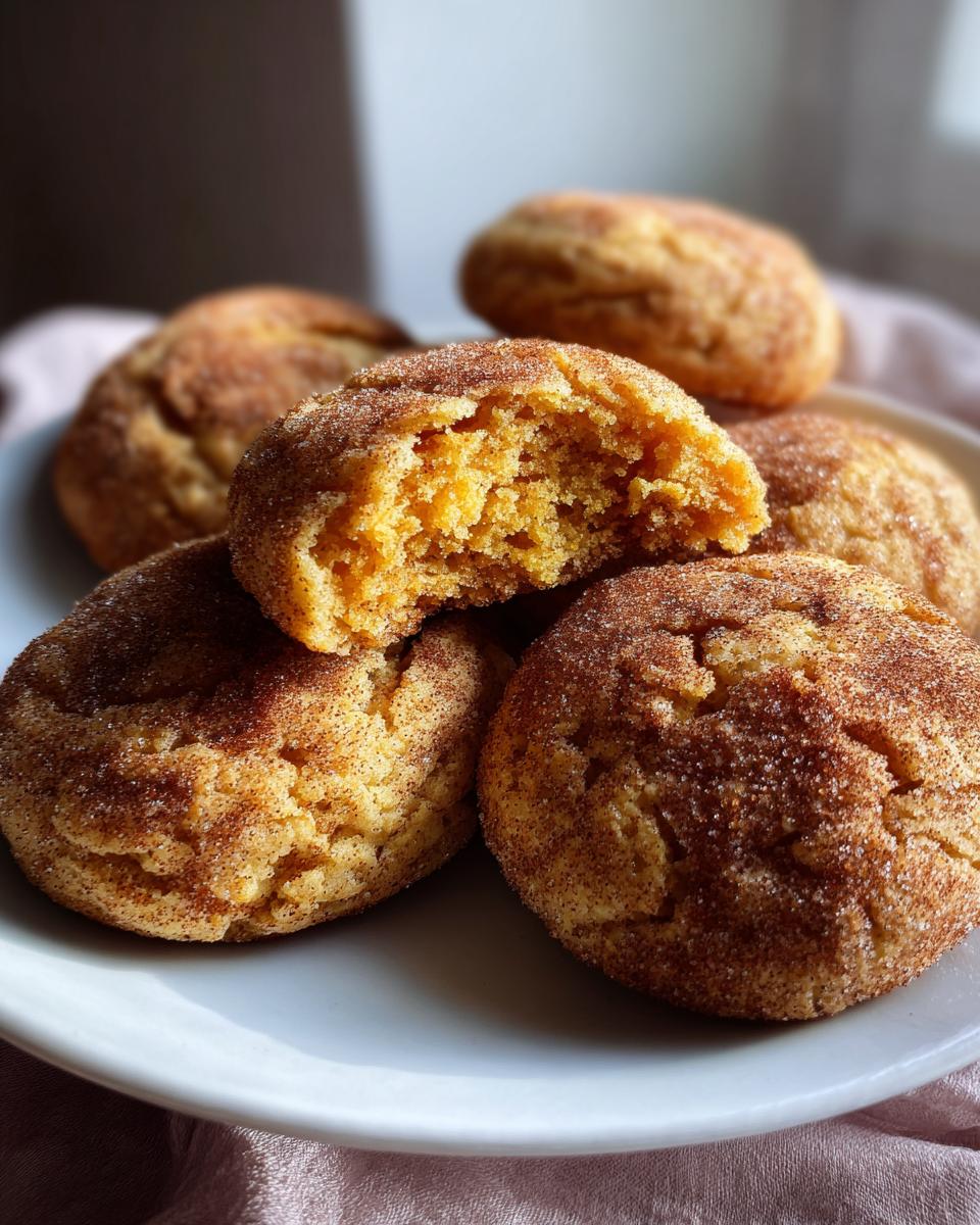 Brown Butter Pumpkin Snickerdoodle Cookies - detail 2