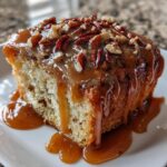 Butter Pecan Praline Poke Cake
