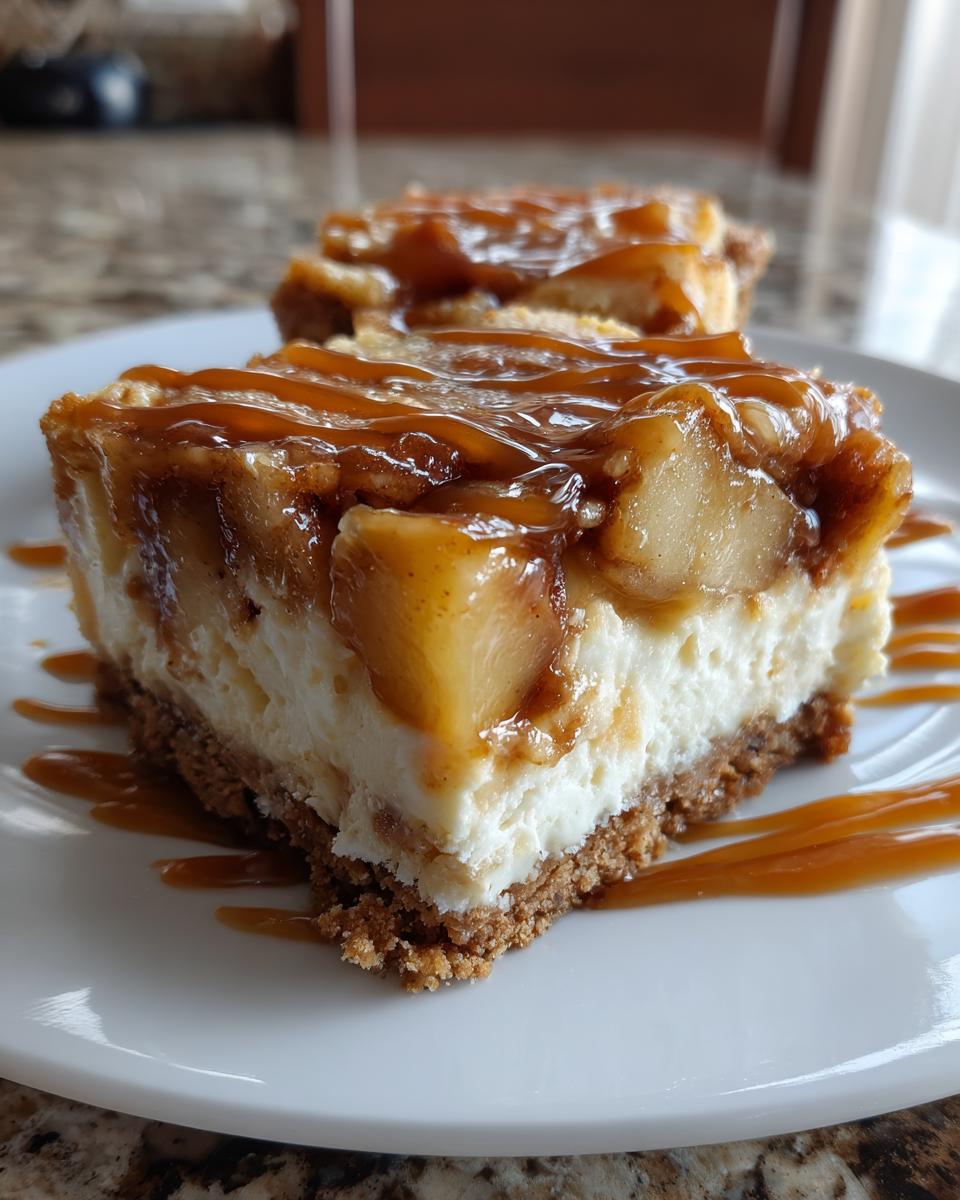 Caramel Apple Cheesecake Bars Recipe - detail 2