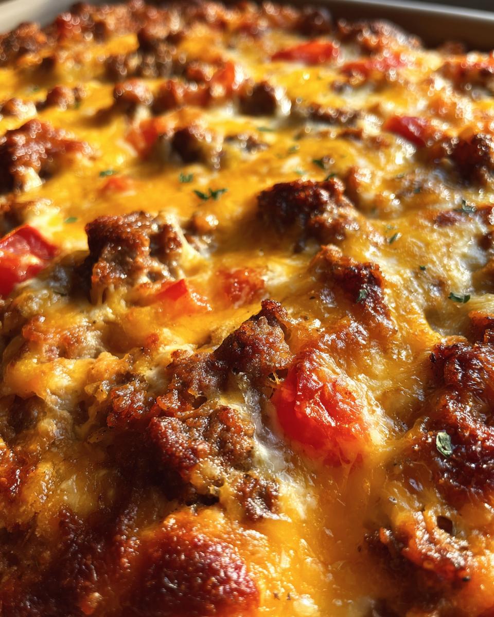 Cheesy Keto Ground Beef Casserole (Ready in 30 Minutes!) | BiteTide - detail 2