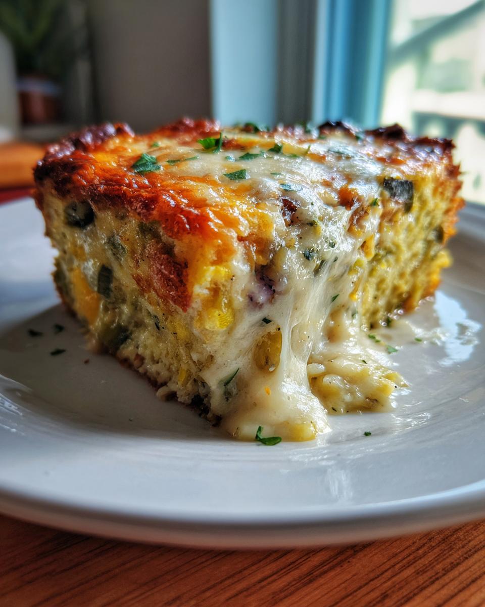 Chile Rellenos Casserole - detail 2