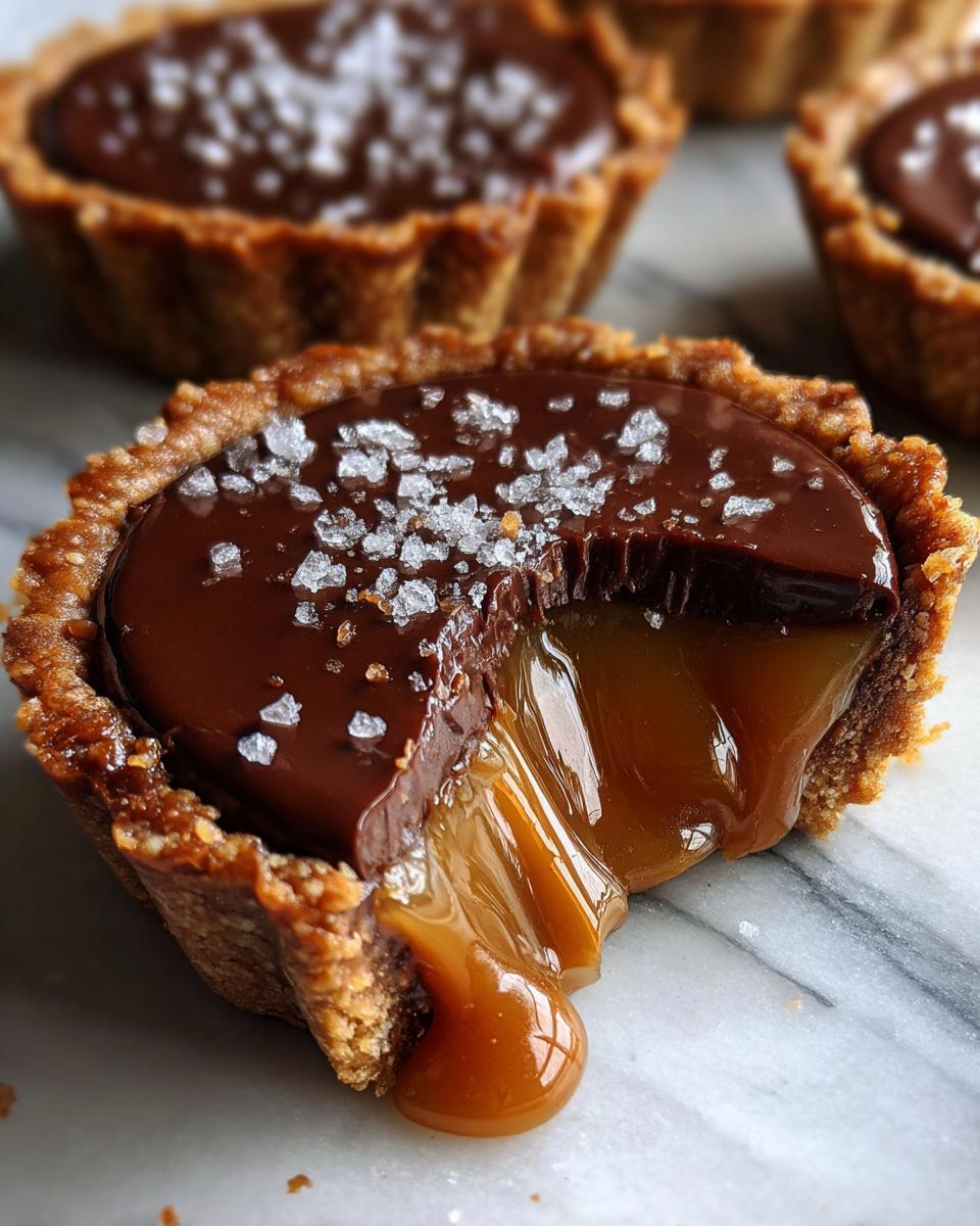Chocolate Salted Caramel Tartlets - detail 1