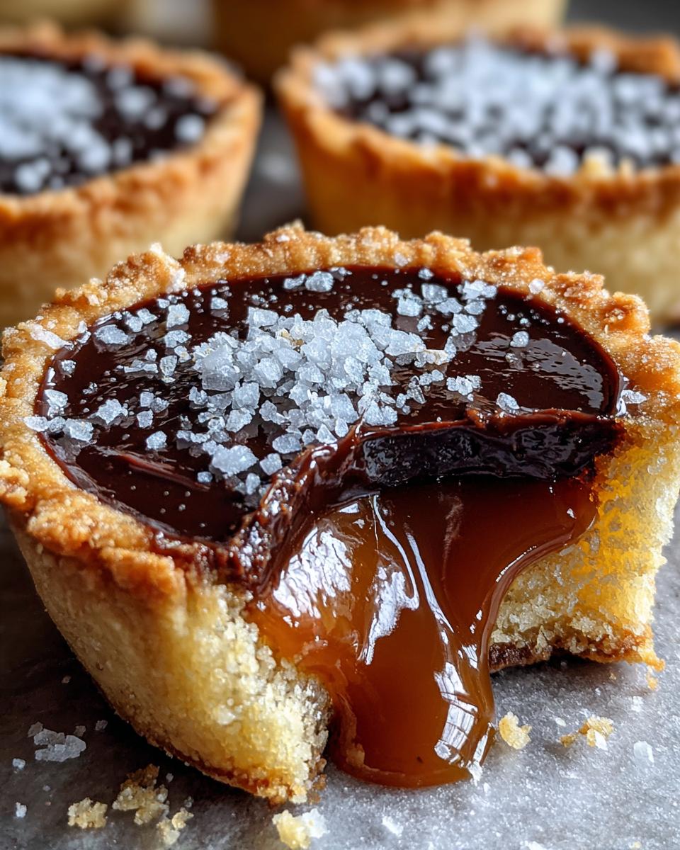 Chocolate Salted Caramel Tartlets - detail 2