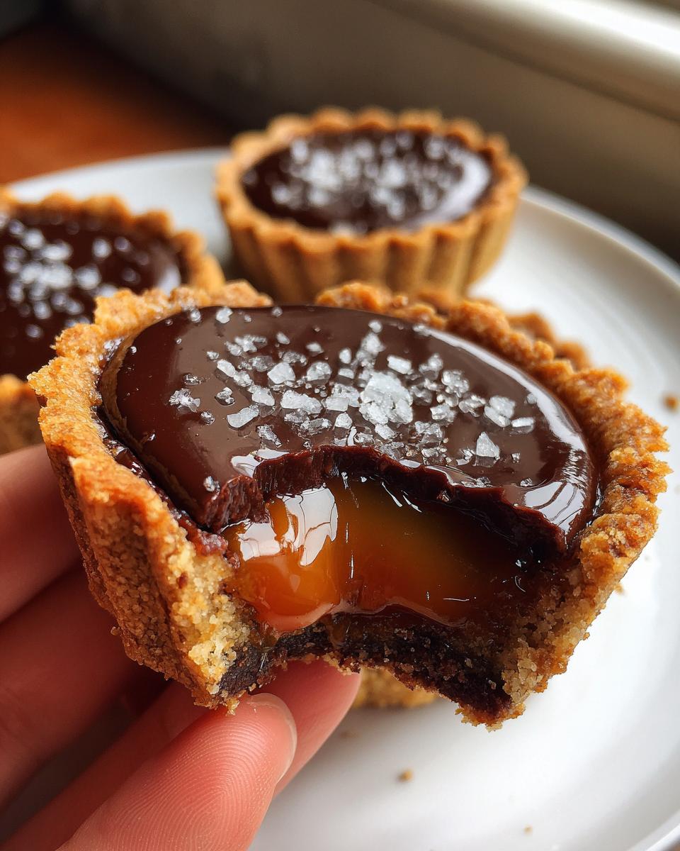 Chocolate Salted Caramel Tartlets - detail 3