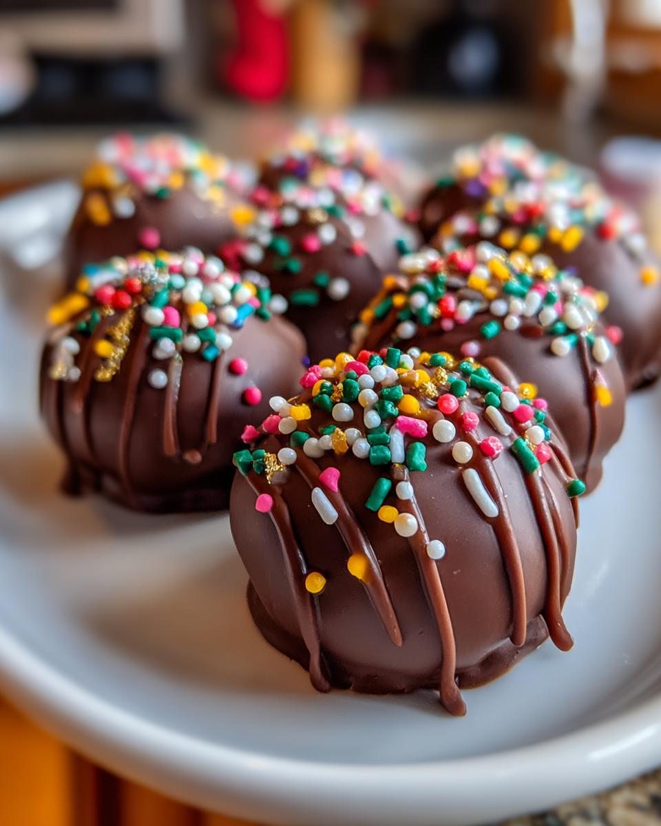 Christmas Oreo Balls - detail 3