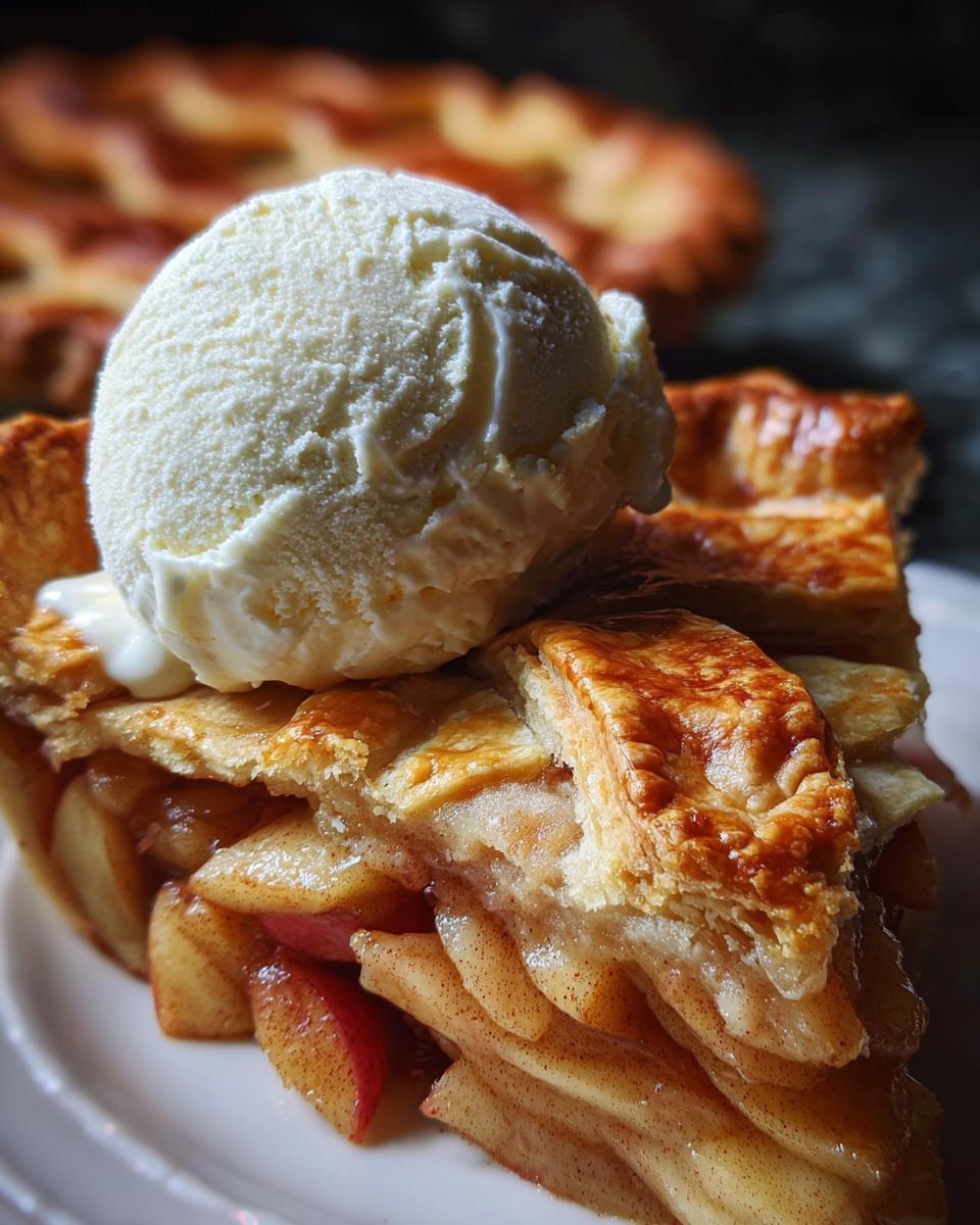 Cinnamon Apple Pie à la Mode - detail 2
