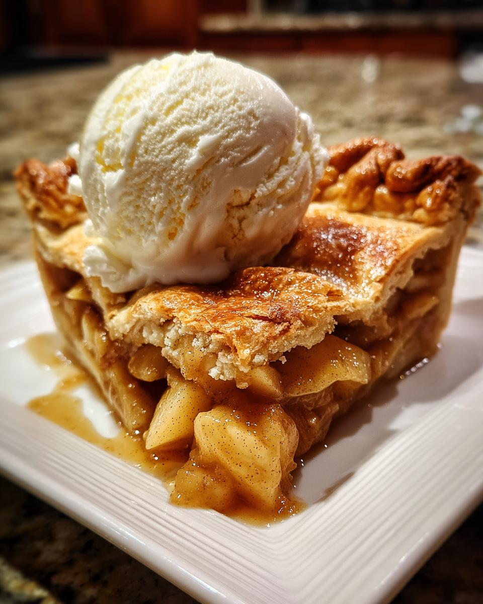 Cinnamon Apple Pie à la Mode - detail 3