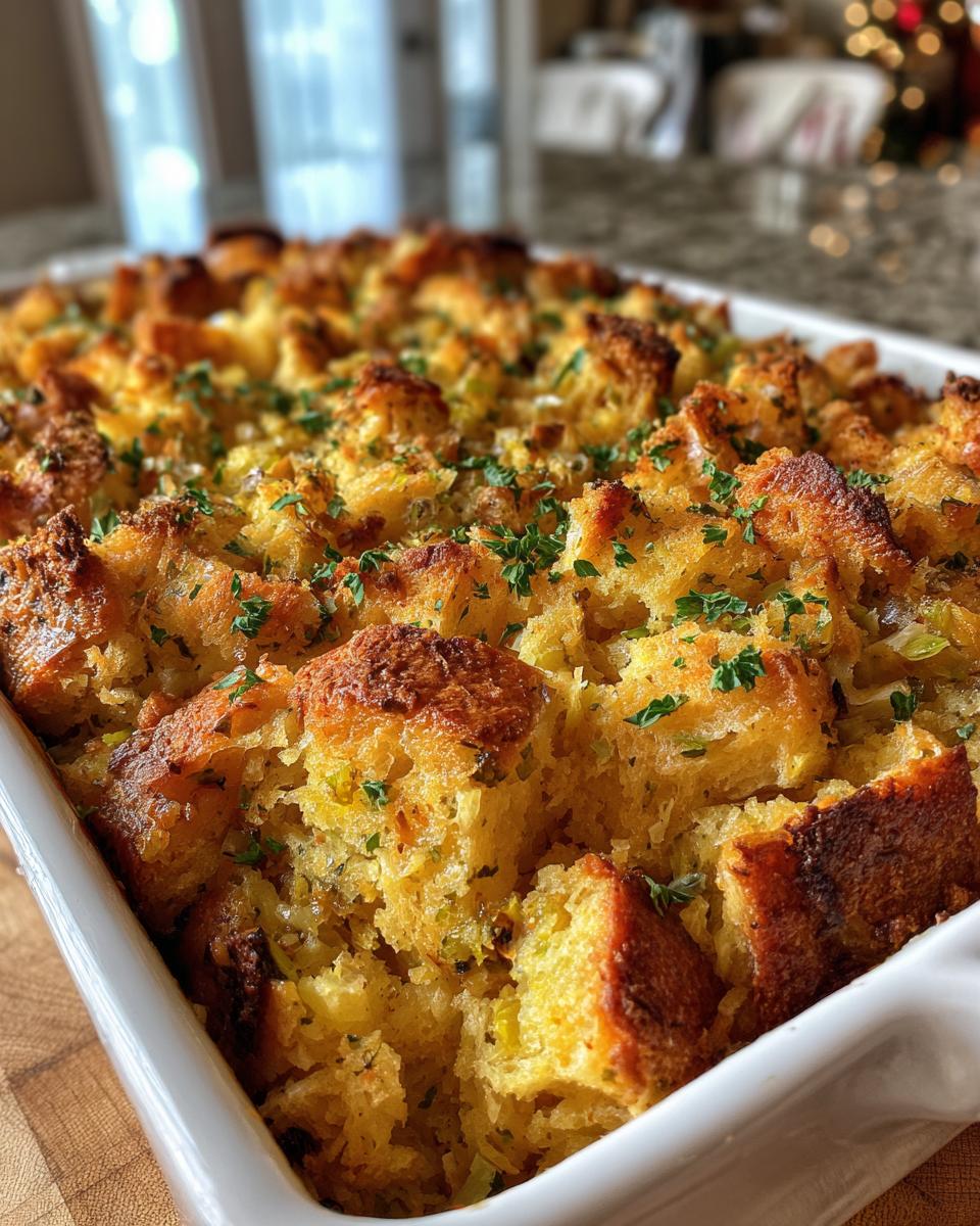 Classic Stuffing Recipe for Thanksgiving Dinner - detail 1