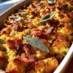 Corn Bread Stuffing with Bacon and Sage