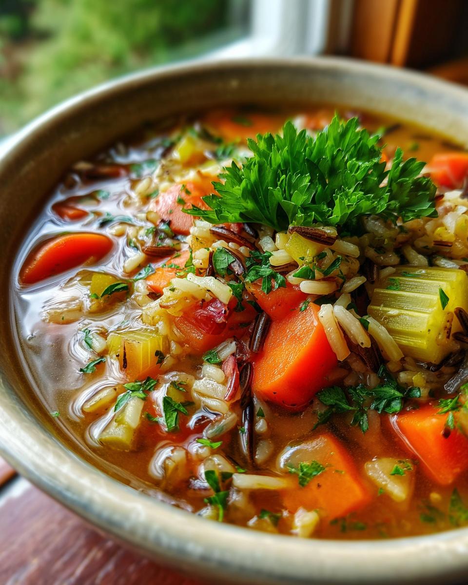 Cozy Autumn Wild Rice Soup: Warming and Flavorful - detail 2