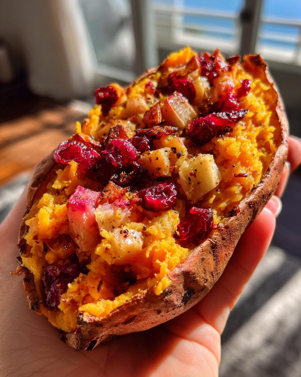 Cranberry Apple Twice-Baked Sweet Potatoes - detail 1