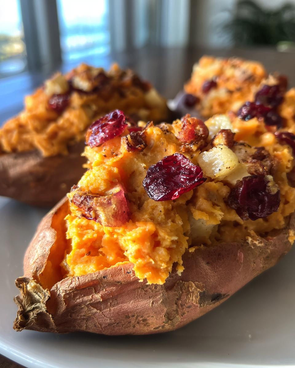 Cranberry Apple Twice-Baked Sweet Potatoes - detail 2