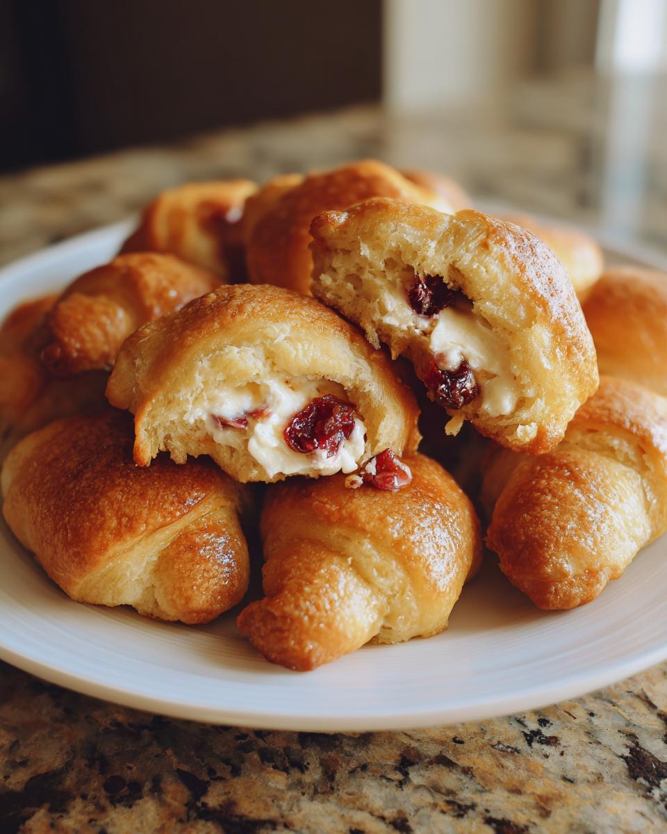 Cranberry Cream Cheese Crescent Bites - detail 1