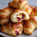 Cranberry Cream Cheese Crescent Bites